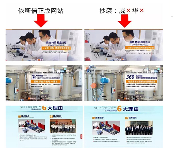 環(huán)保公司官網(wǎng)屢屢被抄襲，依斯倍談?wù)勗撊绾谓鉀Q